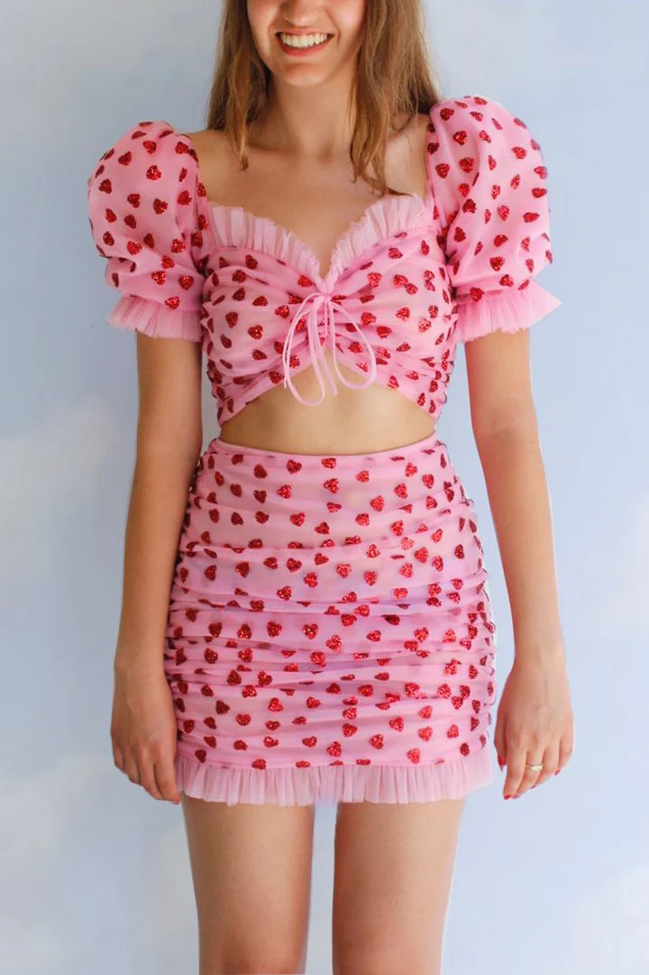 Hearty Top and Skirt - Image 3